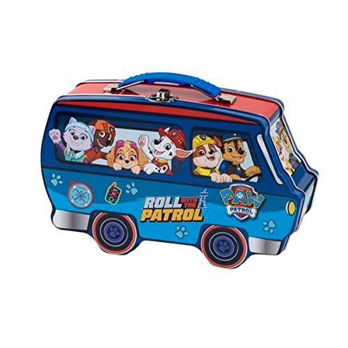 Paw Patrol Van Shaped Tin Carry All, Blue Lockable Clasp