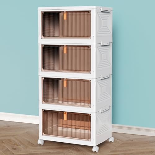 CTSNSLH 4 Tier Plastic Storage Bins with Lid