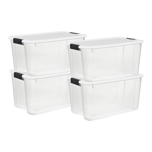 Sterilite 70 Qt Ultra™ Latch Box, Durable Clear Storage