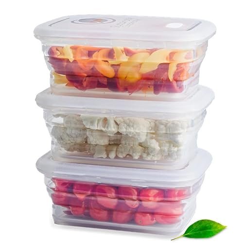 Premium Silicone Collapsible Food Storage Containers with...