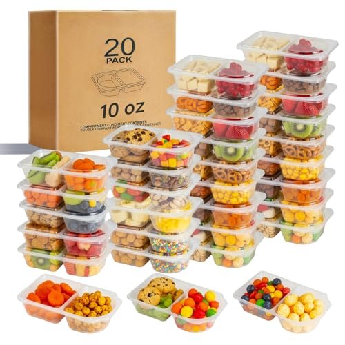 Pawbena Reusable Snack Containers with Lids, Snack packs.