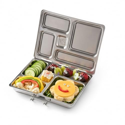 PlanetBox Rover Stainless Steel Bento Box Style Lunch...