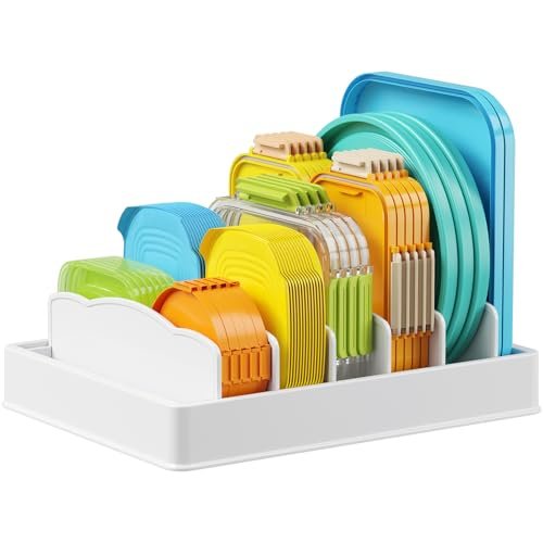 Lifewit Kitchen Cabinet Organizer for Food Contanier Lids