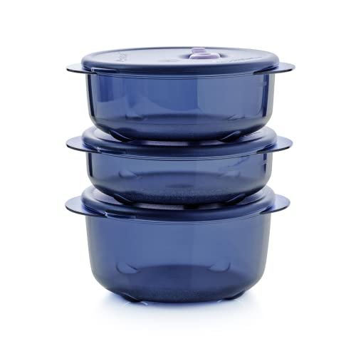 Tupperware Brand Vent ‘N Serve Container Set, Small Round.