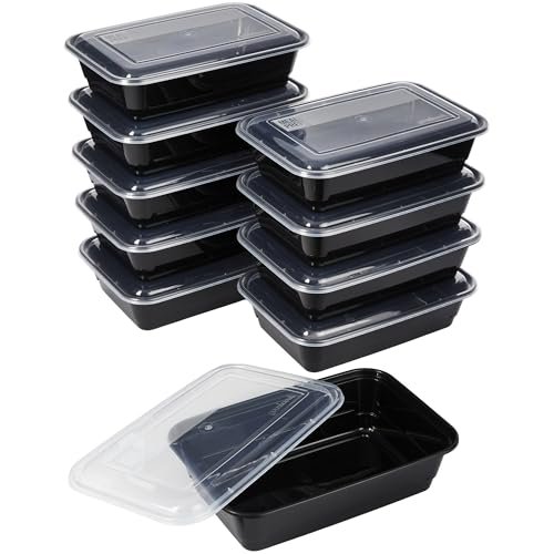 GoodCook Meal Prep Containers, Single Compartment 10-Pack