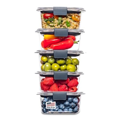 Rubbermaid Brilliance BPA-Free Food Storage Containers...
