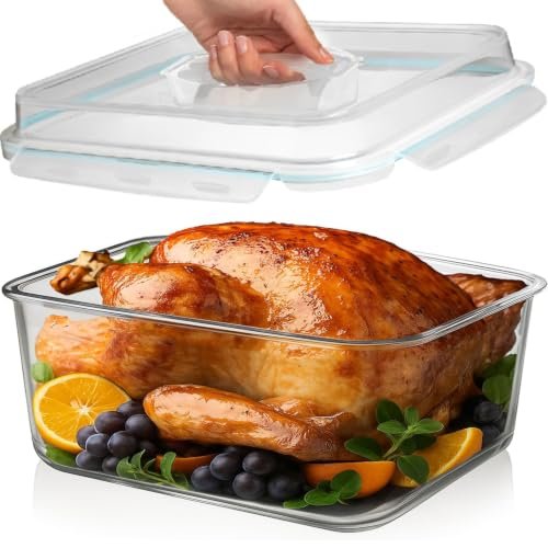 6500 ML / 220 oz / 28 Cup Glass Food