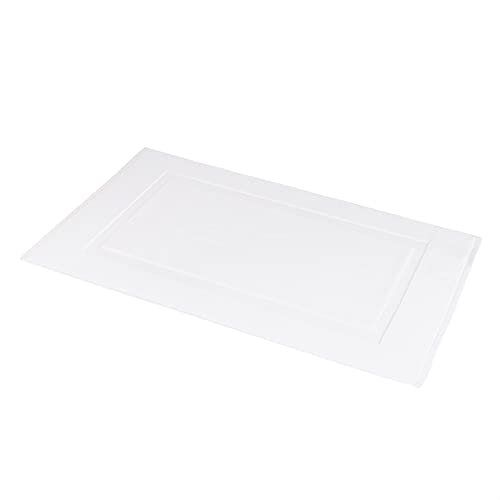 Amazon Basics Non-Slip Cotton Bath Mat, 100% Absorbent.