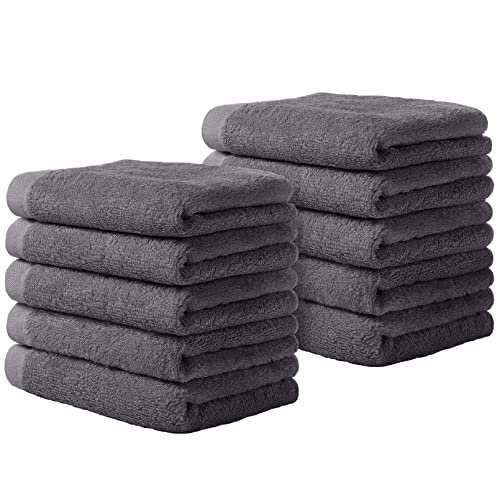 Yoofoss Luxury Washcloths Towel Set 10 Pack - Soft...