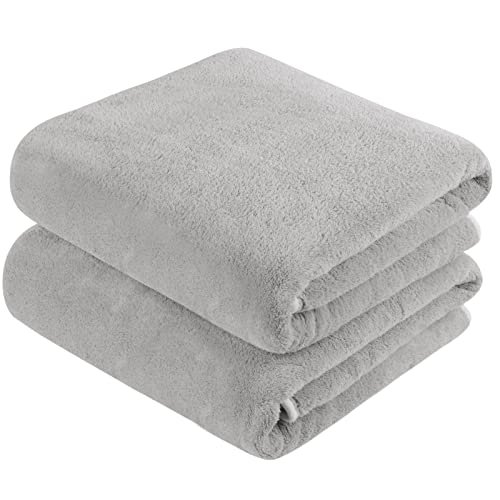 KinHwa Microfiber Bath Towels 2 Pack Quick Dry Large