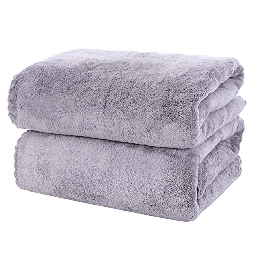 MOONQUEEN 2 Pack Premium Bath Towel Set - Quick Drying