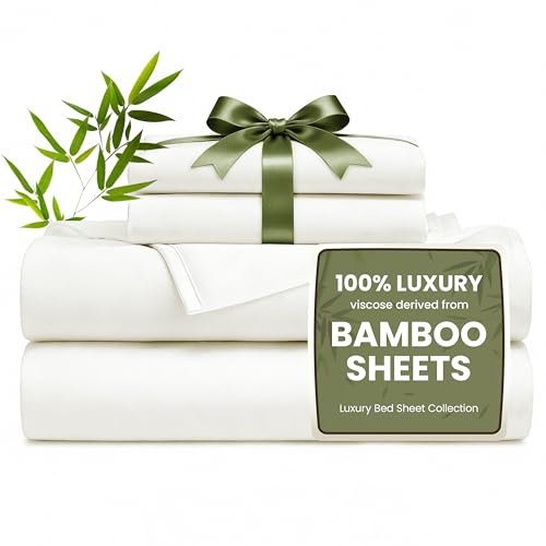 Love's cabin 4 Piece Full Size Sheet Set, Bamboo Rayon