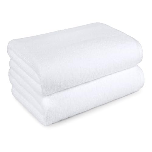 Amazon Basics 2-Piece Quick-Dry Oversize Bath Towel, 100%...