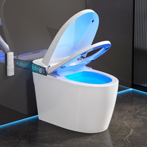 Smart Toilet with Bidet Built in - Auto Open Flush.