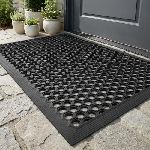 RESARE Front Door Mat Outside Entrance, 17