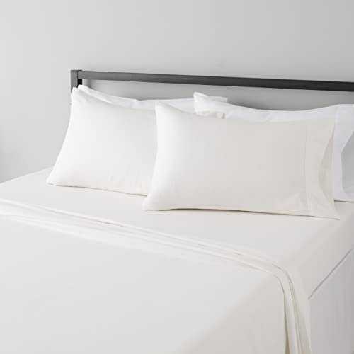 Amazon Basics Lightweight Super Soft, Wrinkle-Free,...