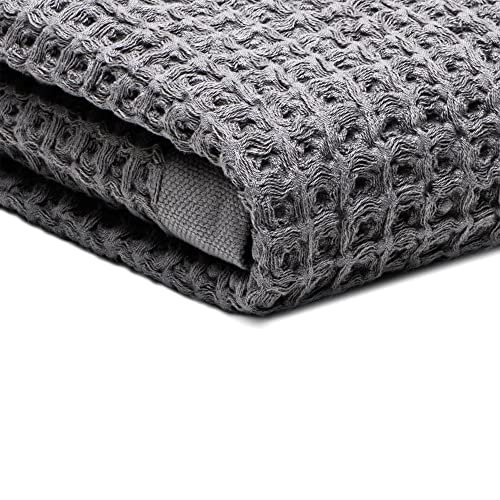 SUTERA Quick Dry Bath Towel, 100% Pima Cotton Grey