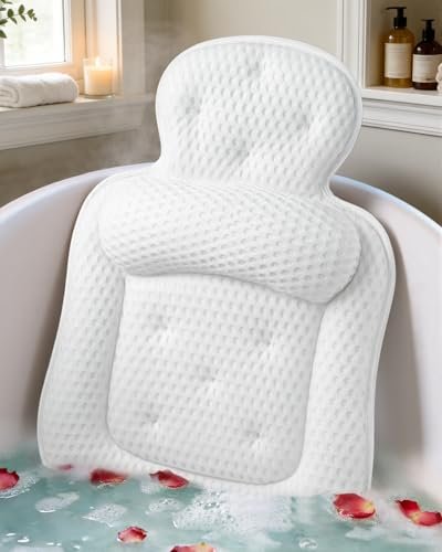 Bath Pillows for Tub, Comfortable Bathtub Cushion for Neck.