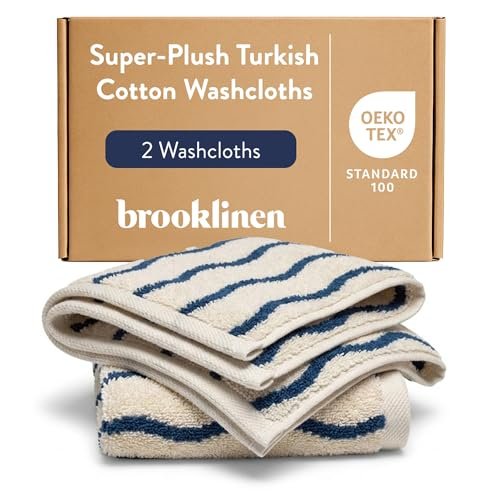 Brooklinen Super-Plush 100% Turkish Cotton Washcloths - Set...