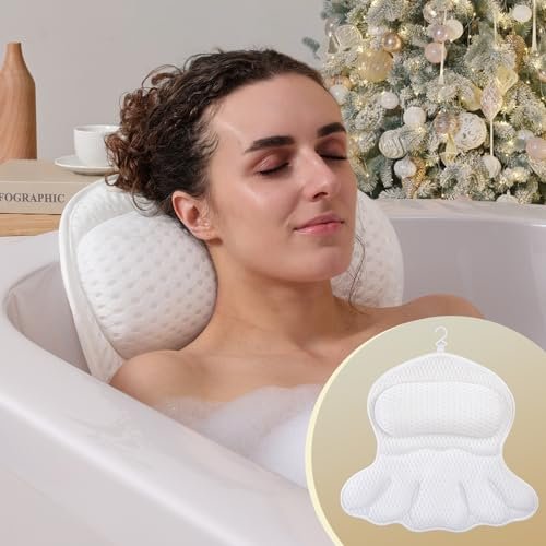 Bath Pillow, Bath Pillows for Tub Head Neck and Back