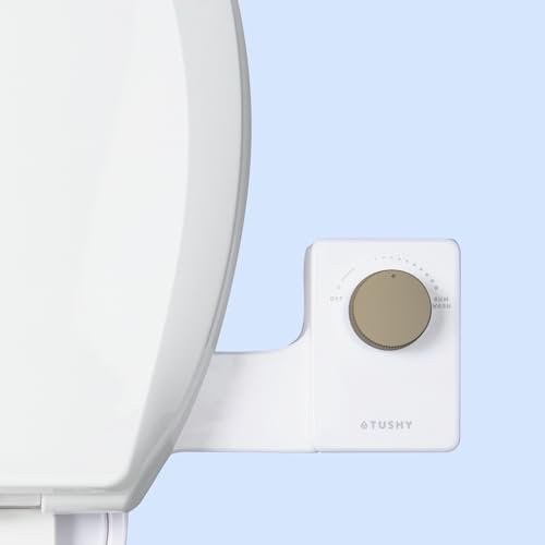 TUSHY Fresh Ultra-Slim Starter Bidet Attachment, Matte Brass