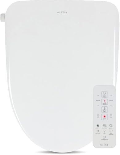 ALPHA BIDET UX Pearl Bidet Toilet Seat with Endless Warm