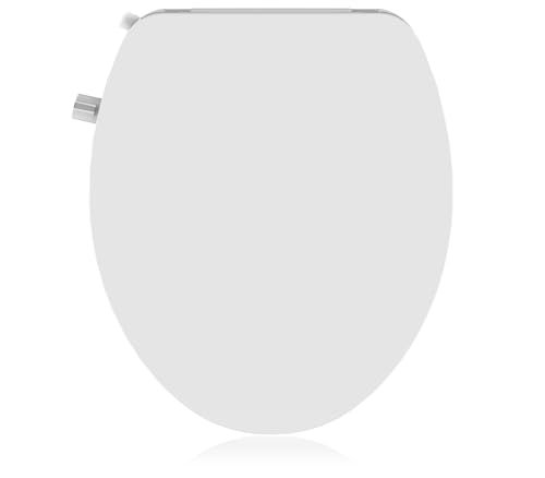 Homfan Non-Electric Round Bidet Toilet Seat with Dual...