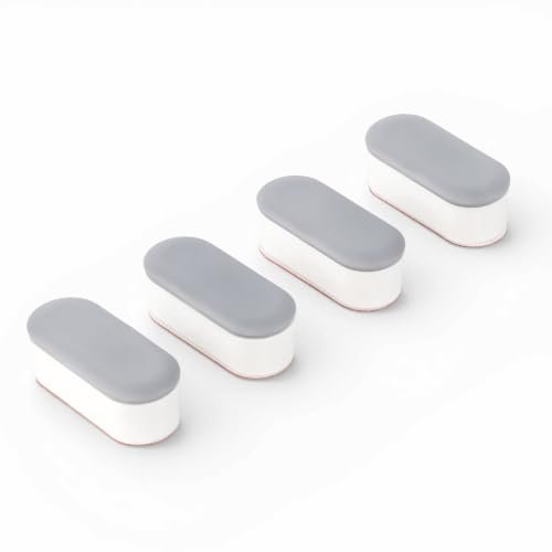 LUXE Bidet Universal Non-Slip Toilet Seat Bumpers, 4 Piece