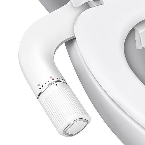 BIGCOW Ultra-Slim Bidet Attachment for Toilet - Dual Nozzle...