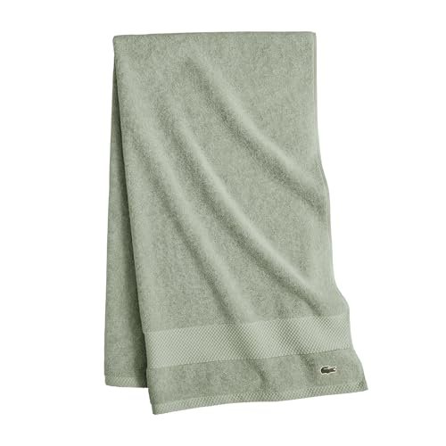 Lacoste Heritage 100% Supima Cotton Bath Towel Aloe