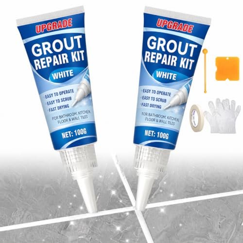 AAROVIBE Tile Grout Repair Kit, 2 Pack fast drying sealer.