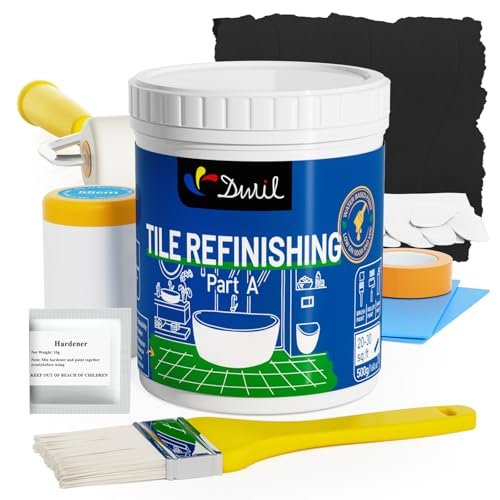 DWIL Tub Paint, Tub and Tile Refinishing Kit, White