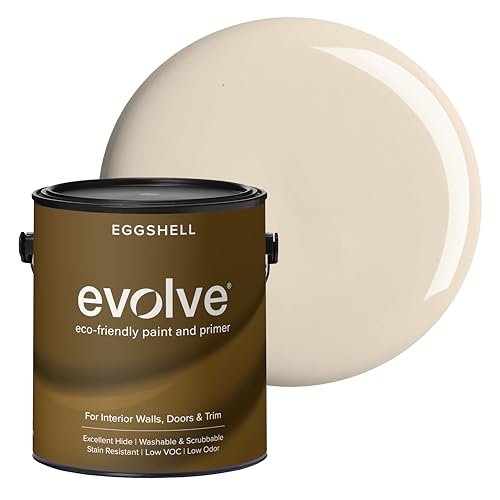 EVOLVE Paint & Primer: Environment-friendly, Low Sheen,...