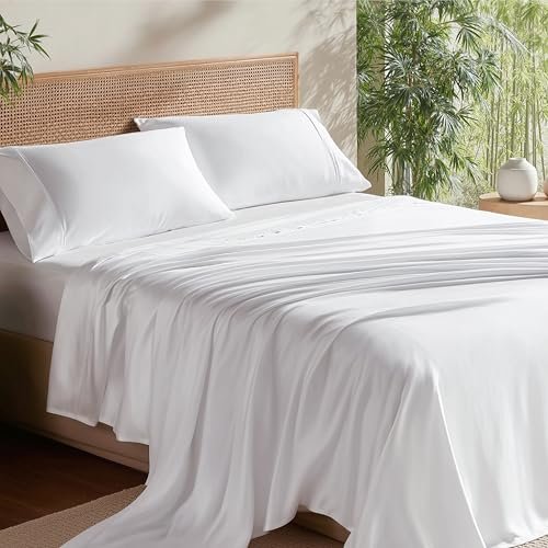 Bedsure PureWoven 100% Rayon Derived from Bamboo, Queen...