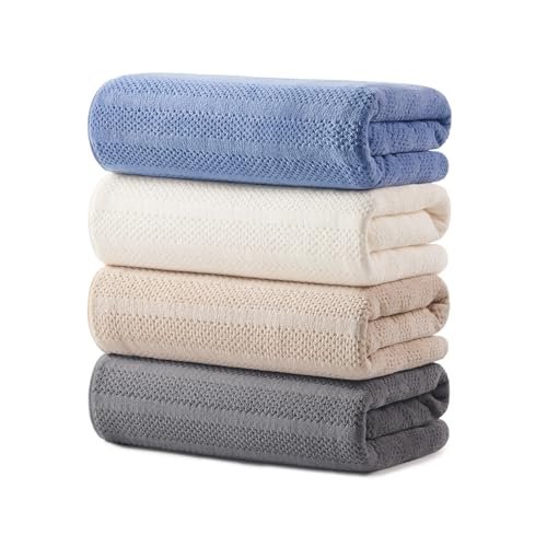 ecolook Microfiber Bath Towels Set of 4, extra large,...