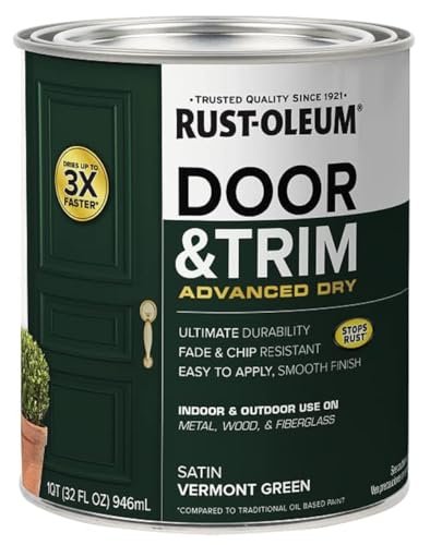 Rust-Oleum Stops Rust Door & Trim Paint, Satin Vermont Green