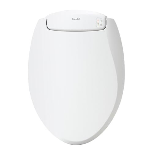 Brondell L60-EW LumaWarm Heated Nightlight Elongated Toilet...