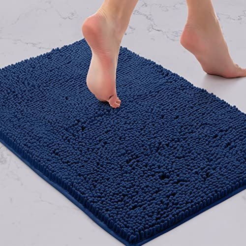LuxUrux Bath Mat, Extra-Soft Plush Non-Slip Bathroom Rug.