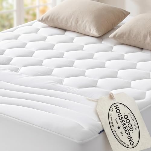Bedsure Queen Mattress Pad, Mattress Topper with deep...