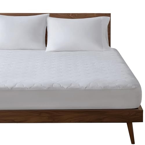 Sleep Philosophy Queen Size Mattress Pad, 100% Cotton...