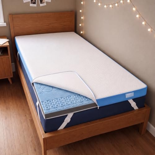 Grbsy Extra Firm Mattress Topper Full XL 3-Inch Cooling Gel