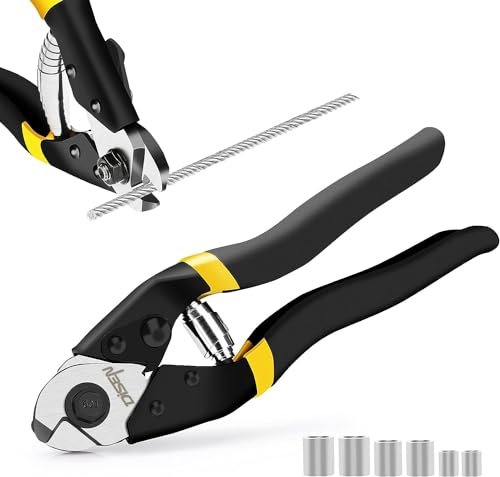 DISEN Wire Cutters Heavy Duty Cutting Up to 3/16