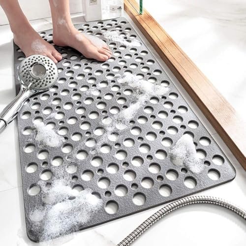 TEMIR Non Slip Bathtub Mat for Shower with Suction Cups