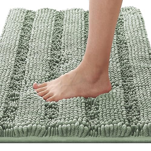 H.VERSAILTEX Bath Rugs for Bathroom Non Slip Chenille Mat