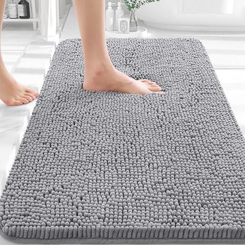 OLANLY Bathroom Rugs 30x20, Extra Soft Absorbent Chenille...