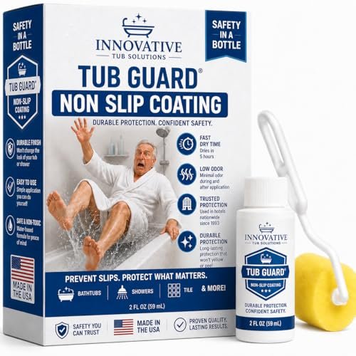 Tub Guard White Anti Slip Shower & Tub Grip Coating