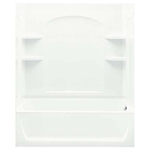 STERLING 71220120-0 Ensemble Bath and Shower Kit, White.