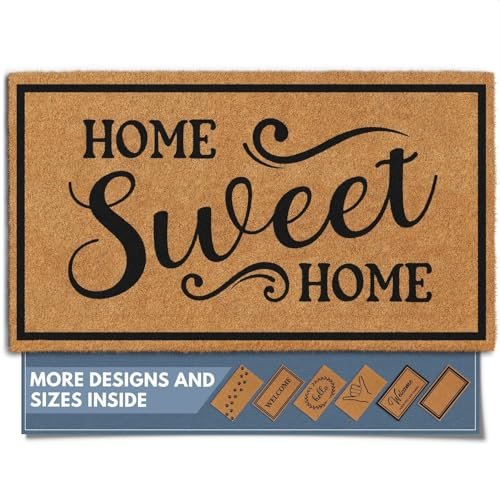 Barnyard Designs Natural Coir Non-Slip Doormat (17x30, Home...