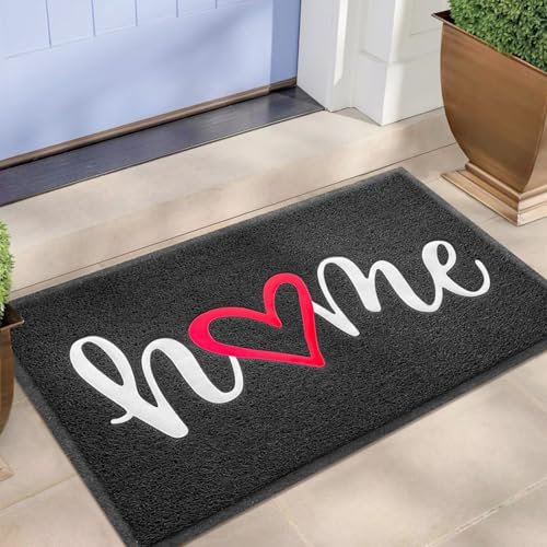 EARTHALL Door Mat Outside Inside Home Doormat, Durable,...