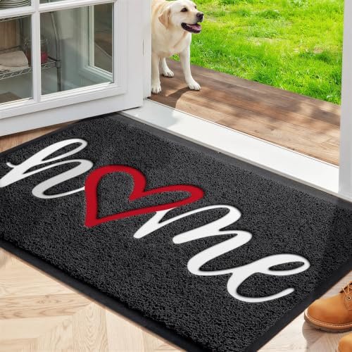 StepLively Door Mat Indoor Outdoor Welcome Mat, 30x17.5...